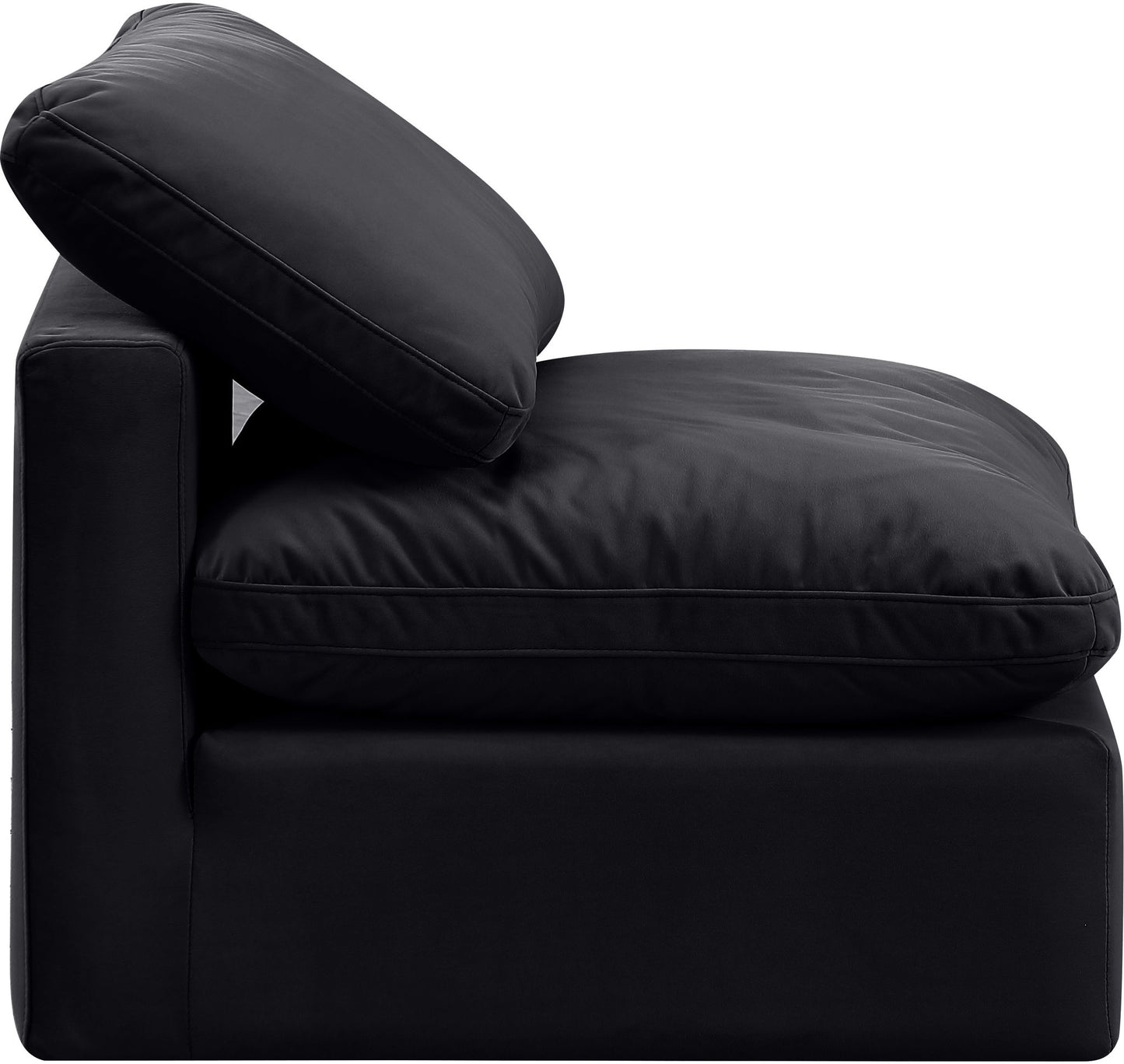 Indulge - Velvet Armless Chair