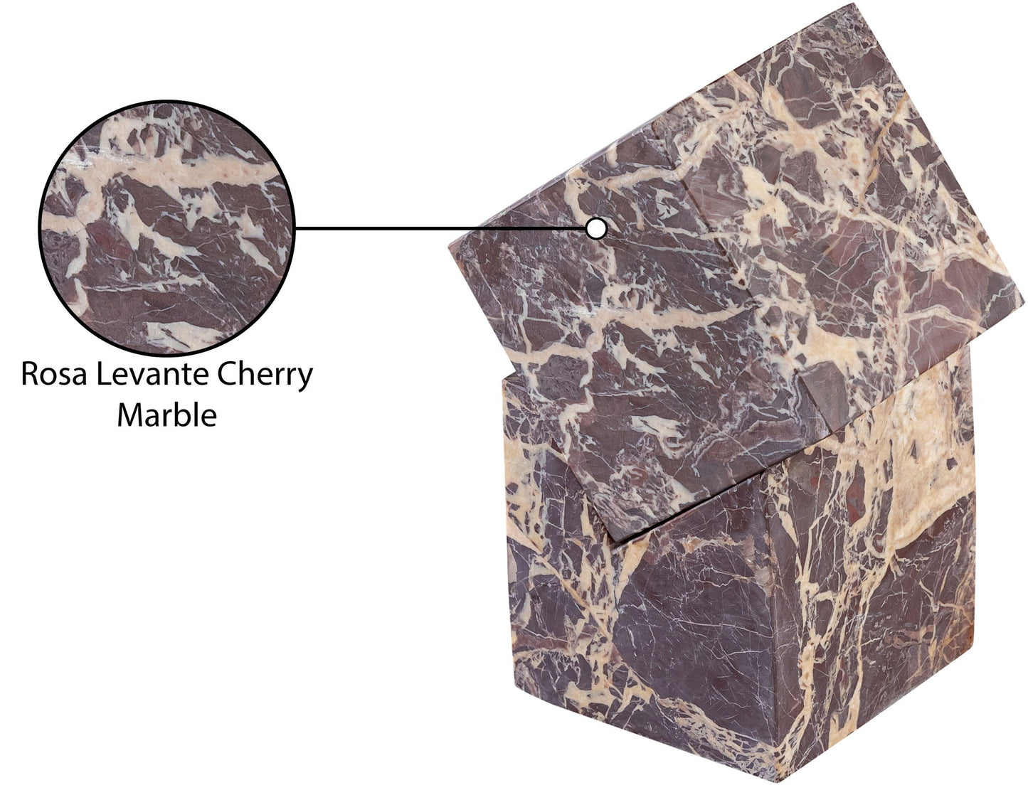 Quad - Marble Decorative Cube