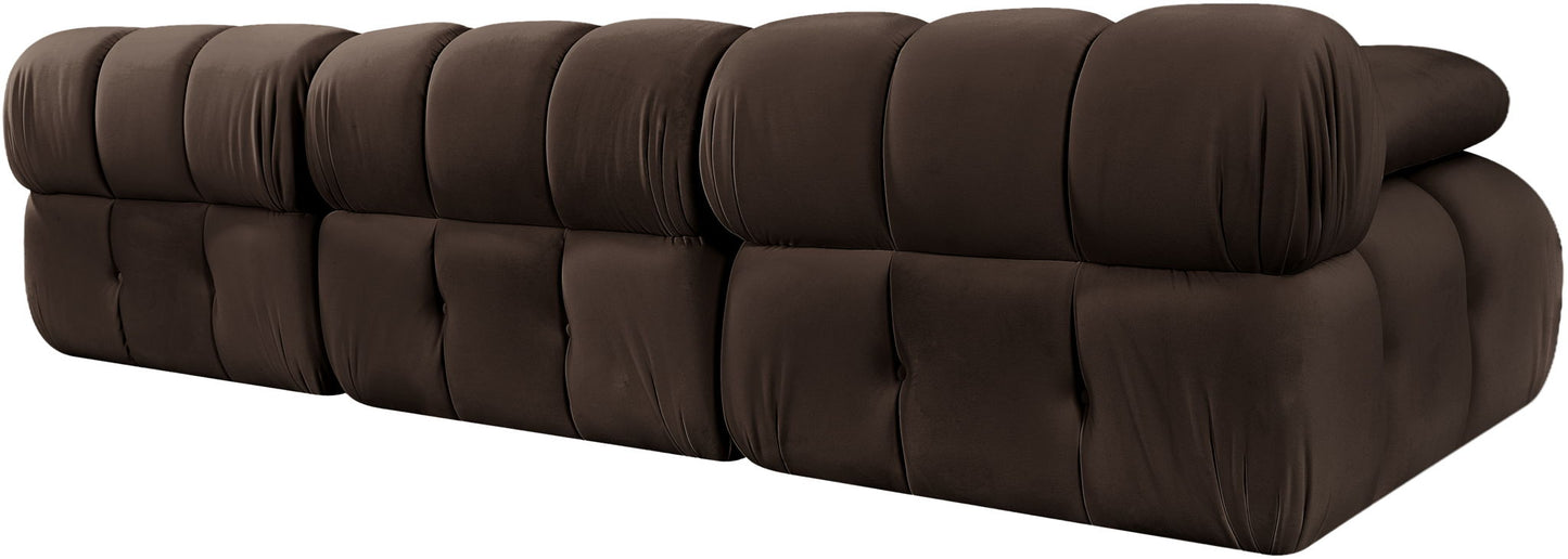 Orin - Velvet 3 Piece Modular Sofa