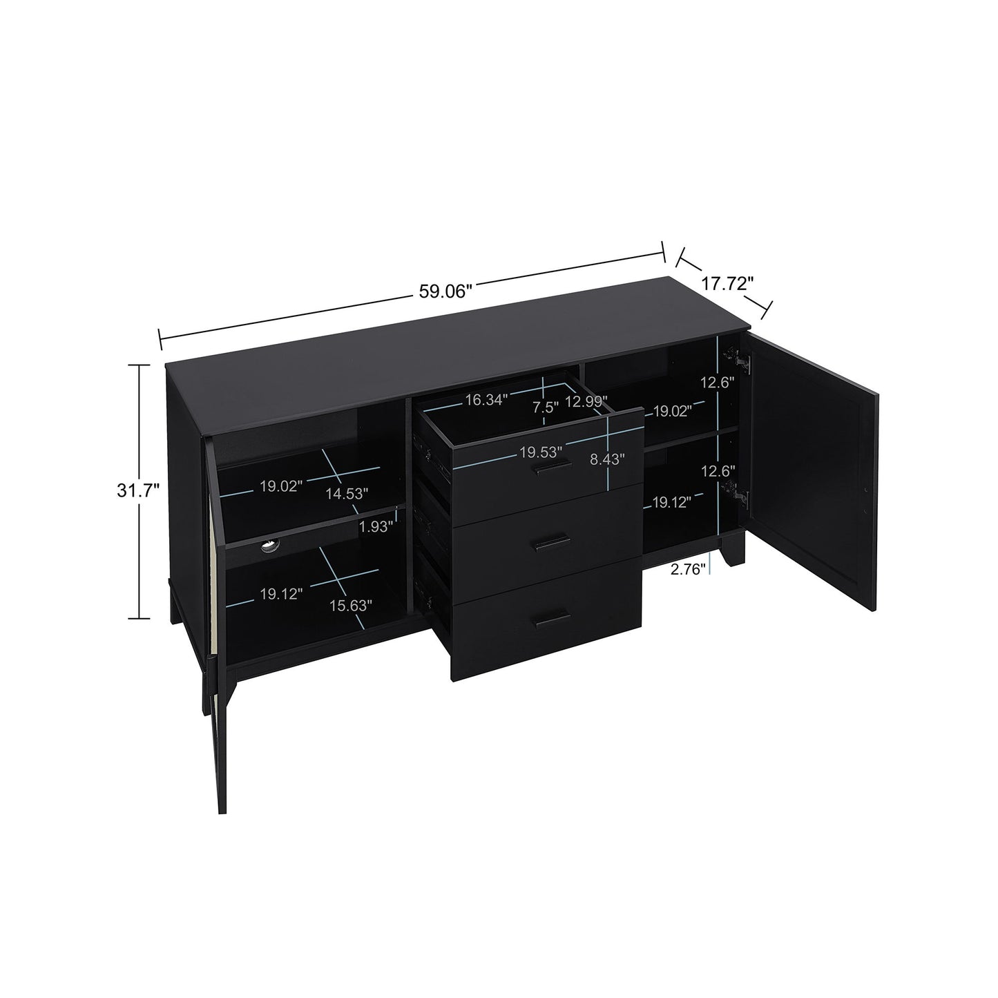 Manhattan Sheridan - Wood Sideboard