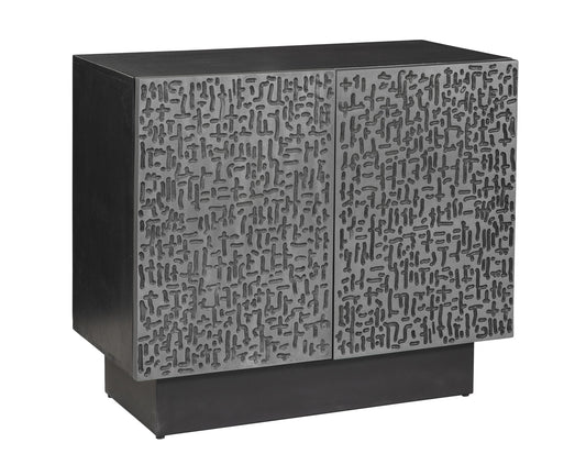 Sevigny - Accent Chest - Black Mango, Pewter
