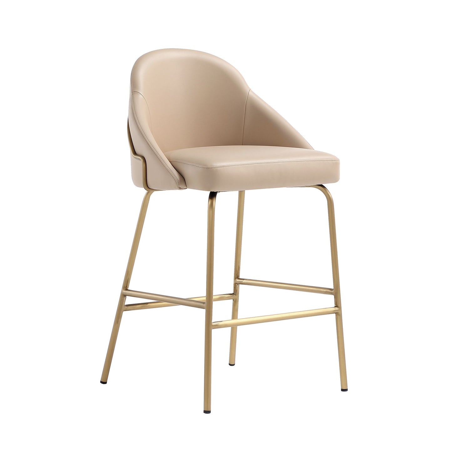 Manhattan Gracie - Counter Stool With Gold Base