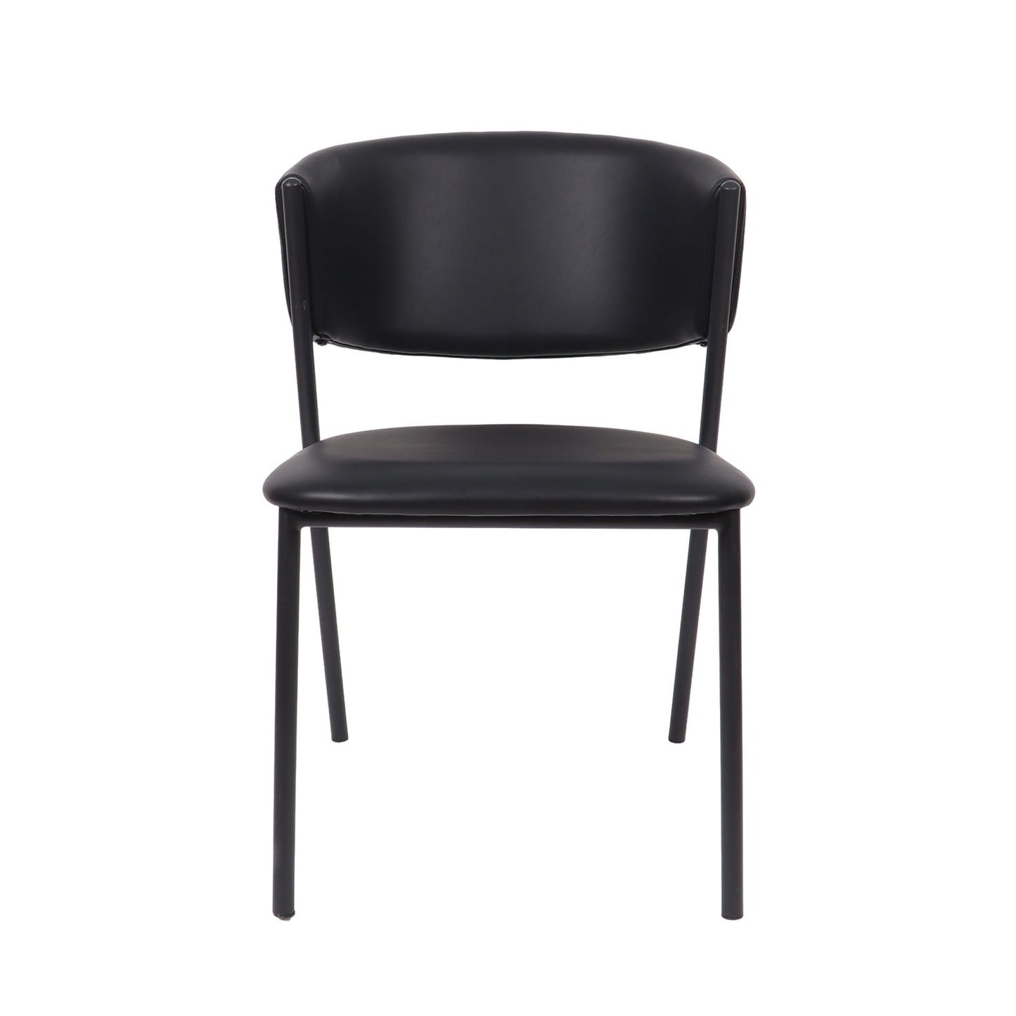 Manhattan Drift - Vegan Leather Metal Side Chair (Set of 4)