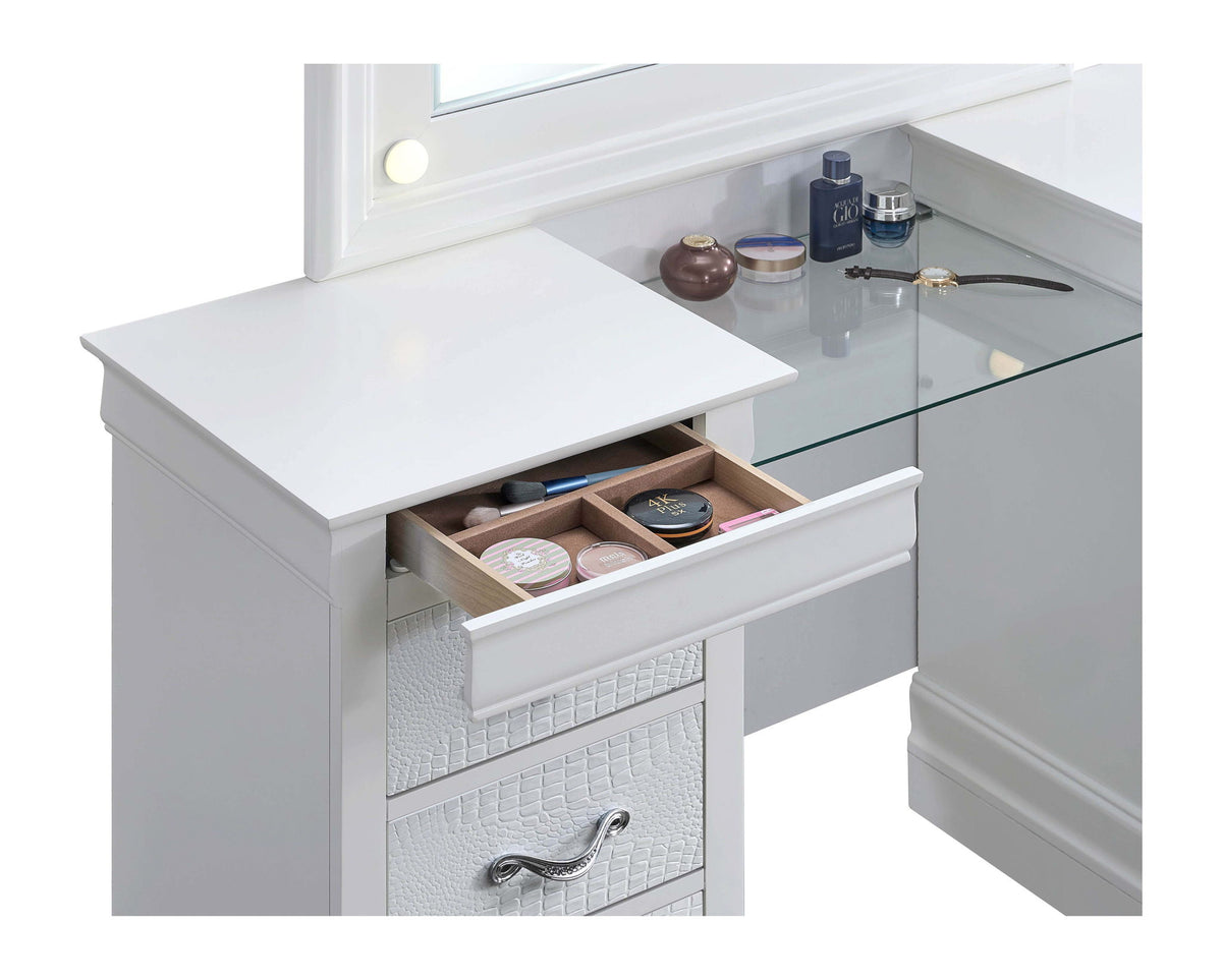 Lorana - Vanity - Sparkling White