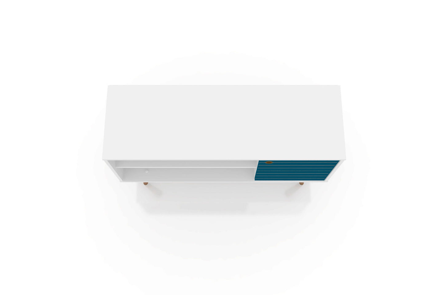 Manhattan Liberty - TV Stand With White Frame