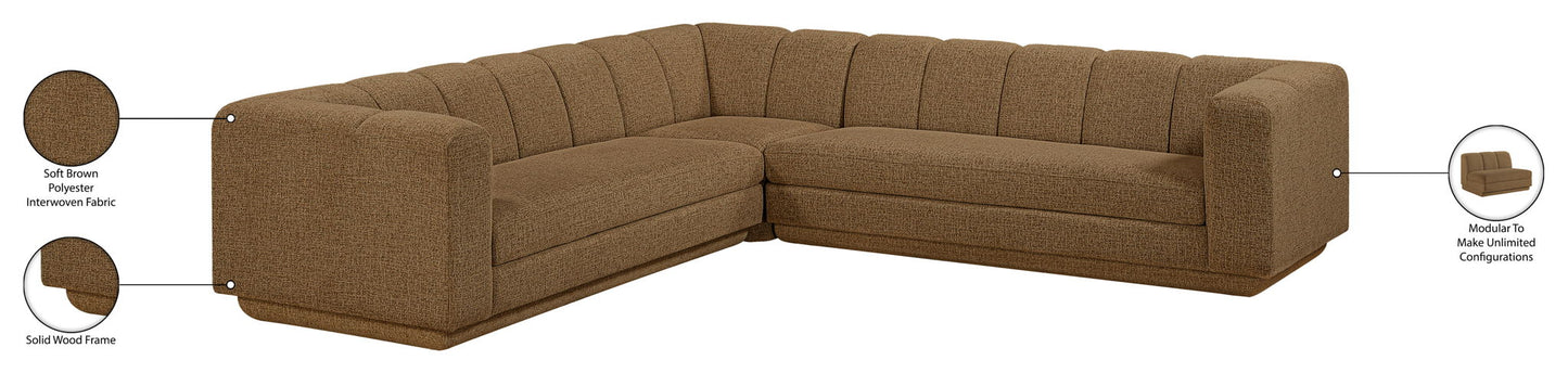 Modari - Sectional - Brown
