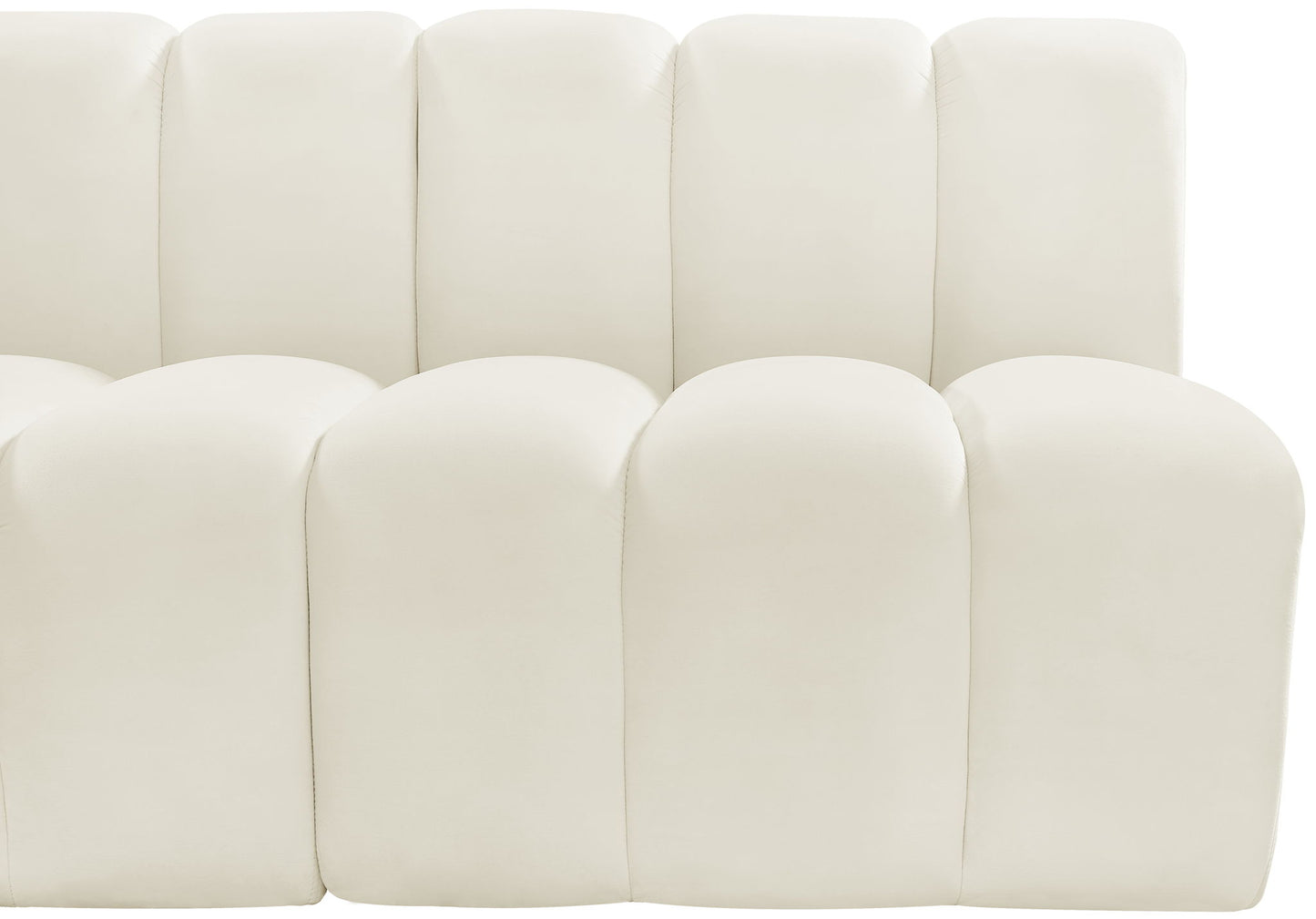 Arc - Velvet 7 Piece U-Shaped Modular Sofa