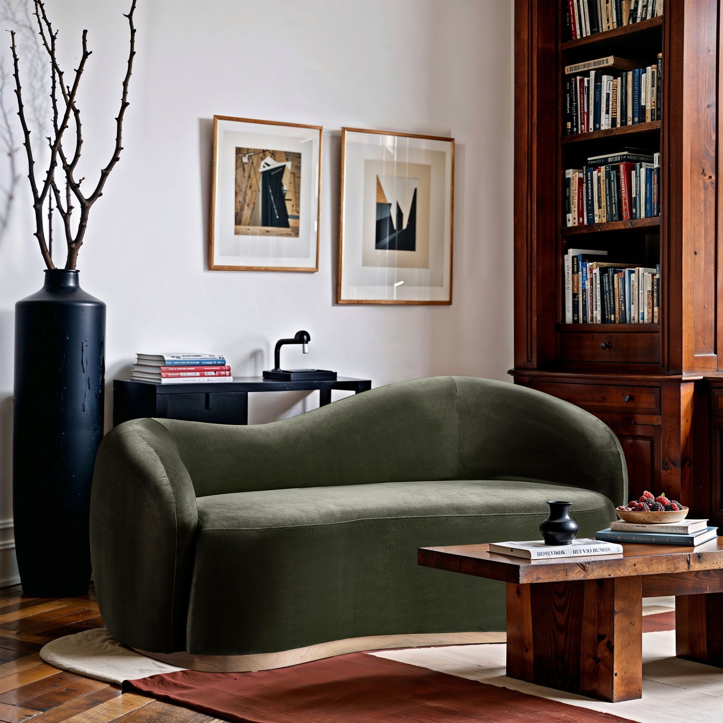 Gustavo - Velvet Upholstered Loveseat