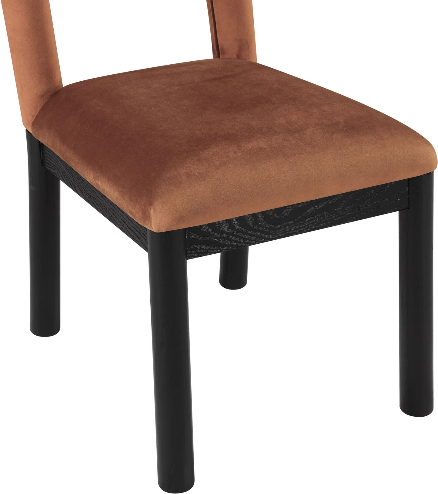 Conrad - Velvet Dining Chair With Black Legs