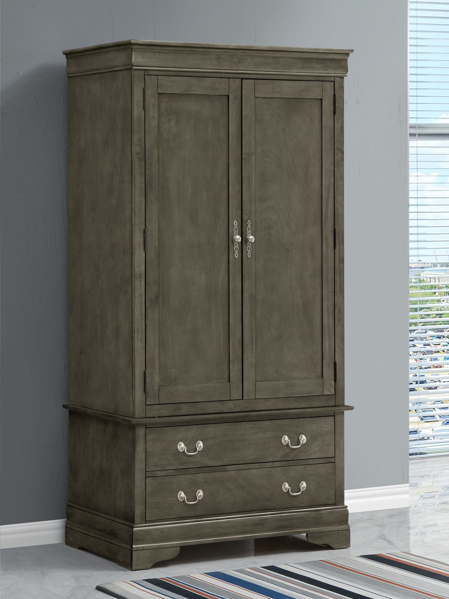 Glory Furniture - Louis Phillipe - Armoire