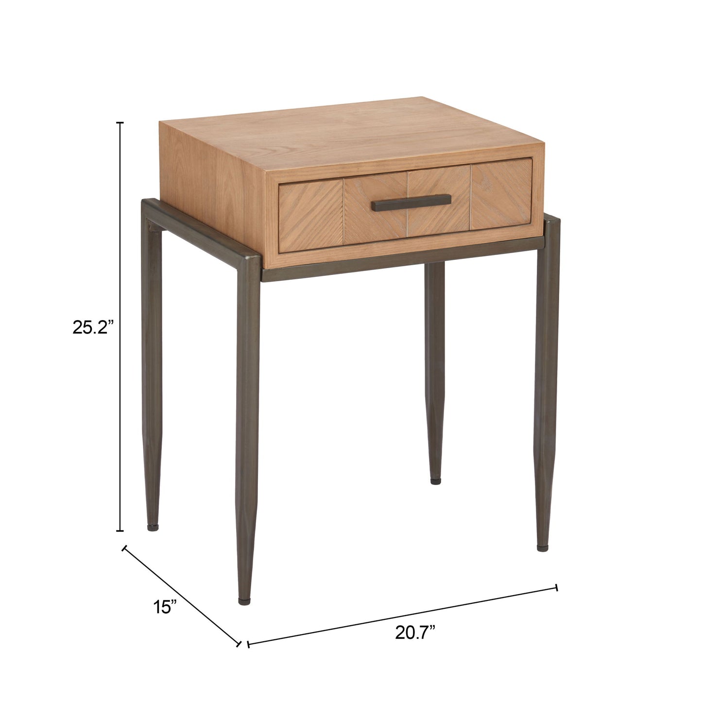 Verec - Side Table - Natural