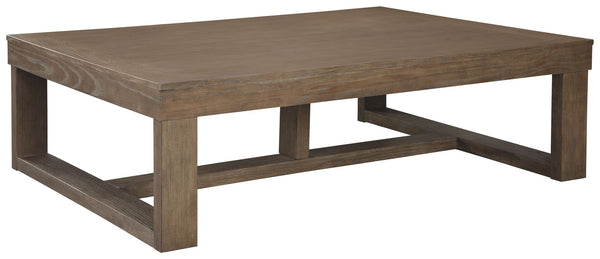 Cariton - Rectangular Cocktail Table - Gray