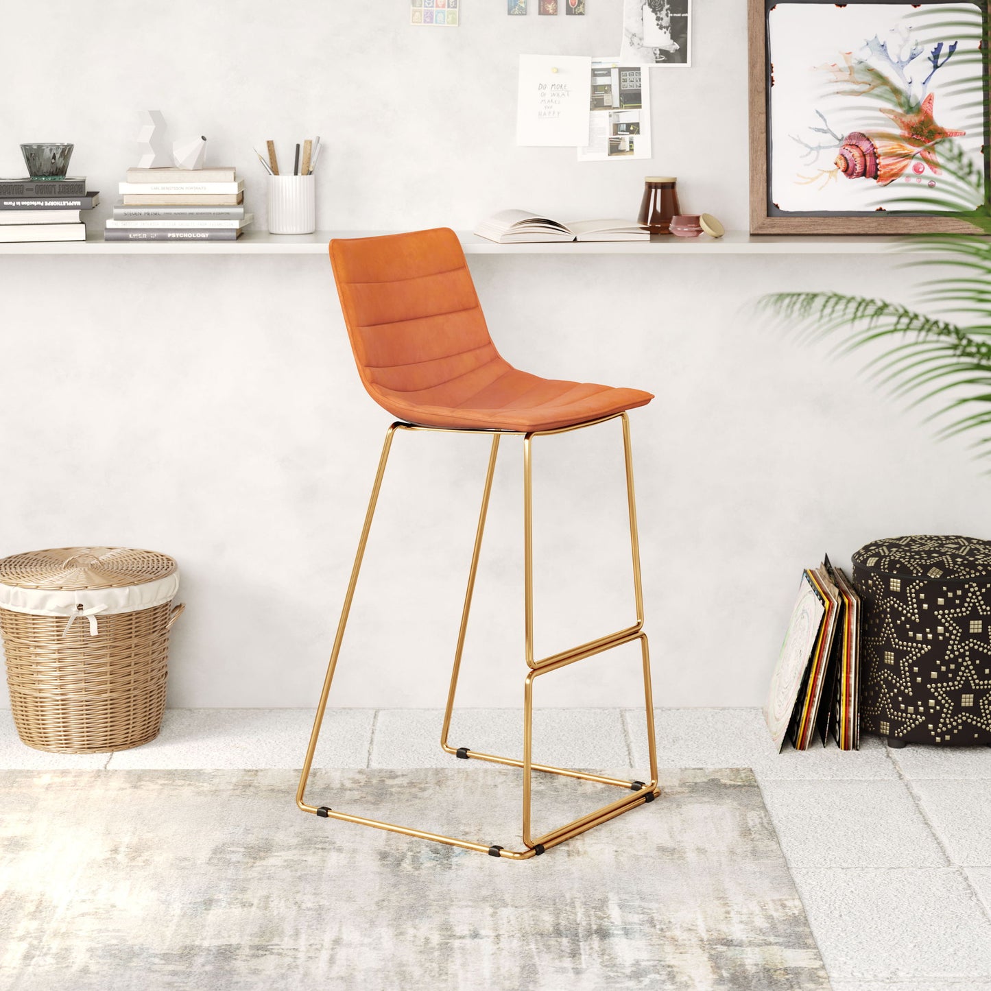 Adele - Bar Chair (Set of 2)