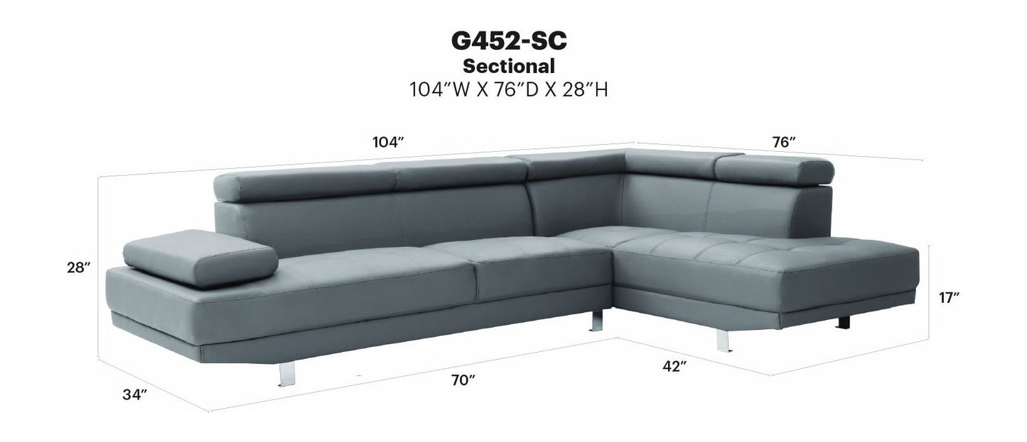 Glory Furniture - Riveredge - Sectional