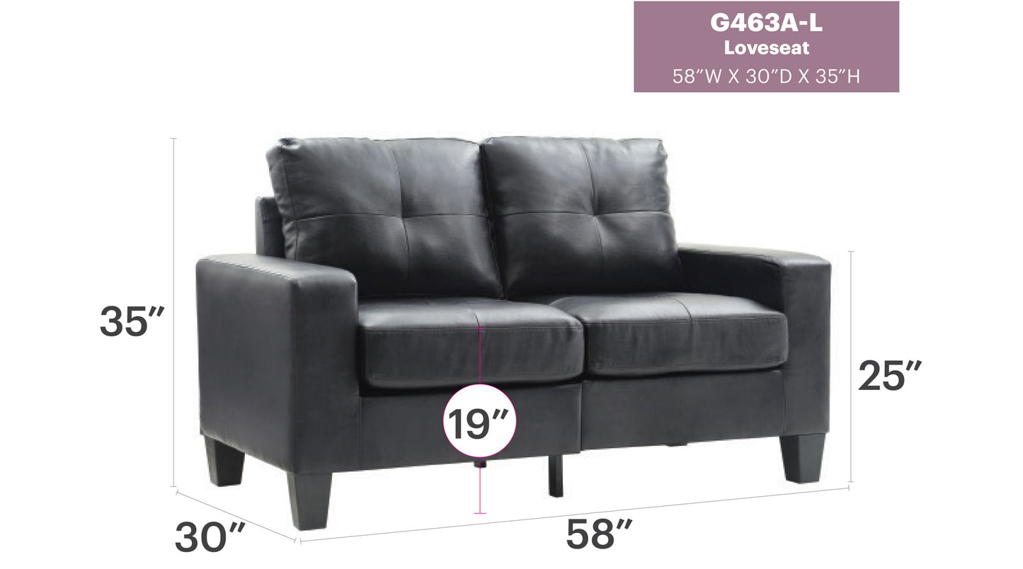 Glory Furniture - Newbury - 58" Modular Loveseat