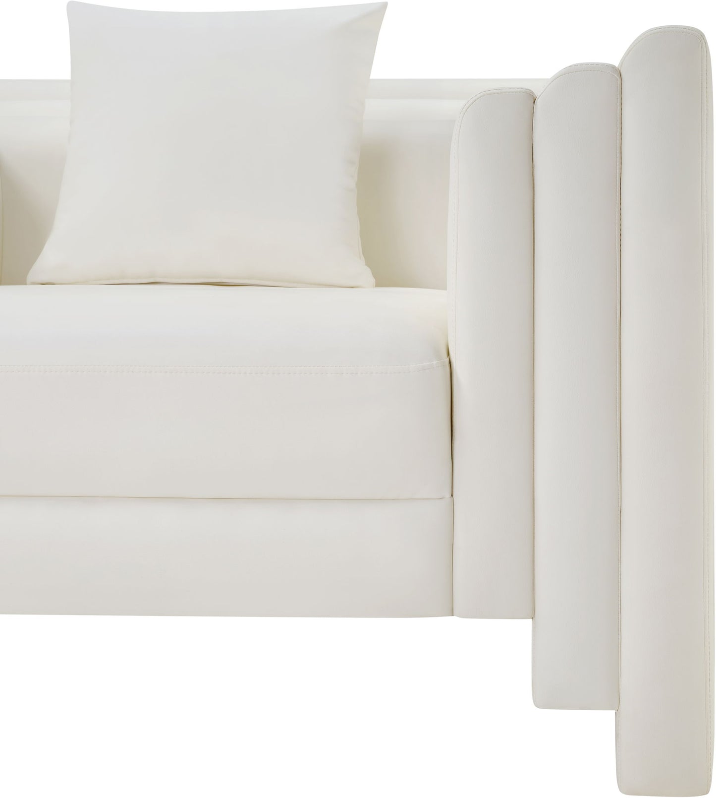Everett - Vegan Leather Upholstered Sofa