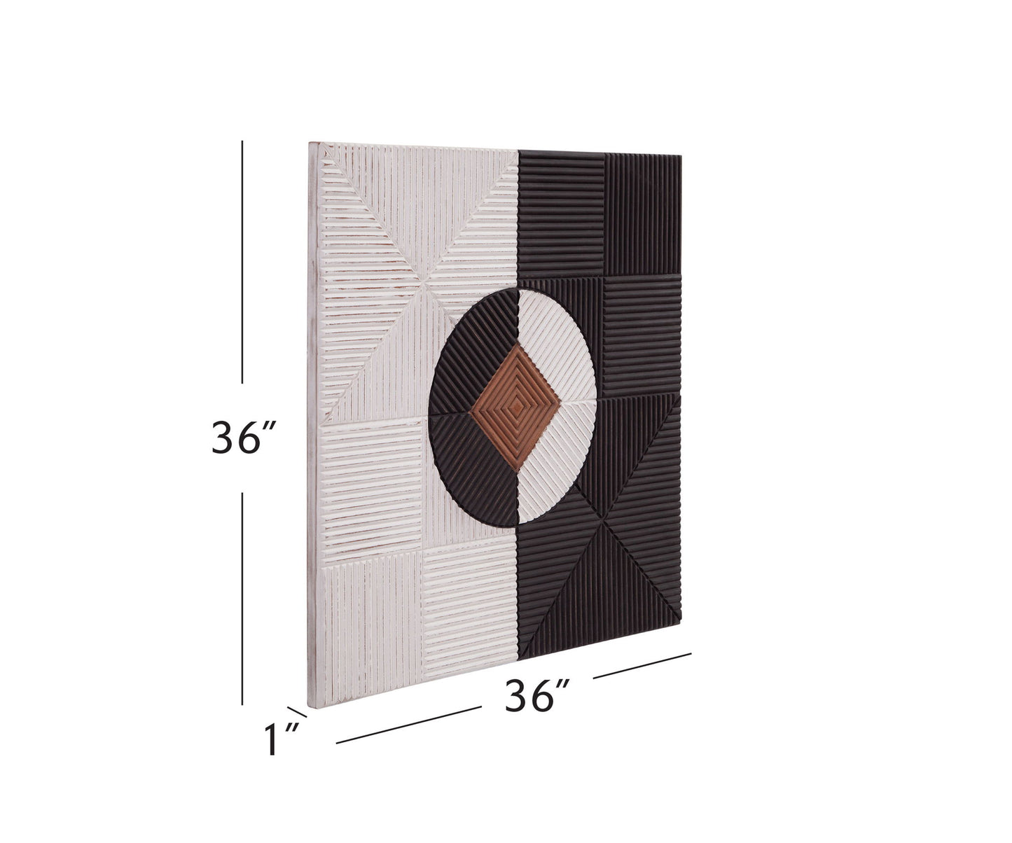 Mercury Wall Hanging - White / Black