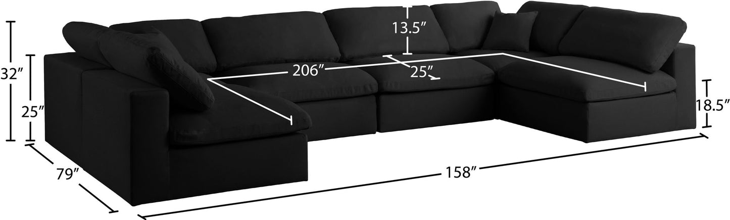 Serene - 6 Piece Modular Sectional
