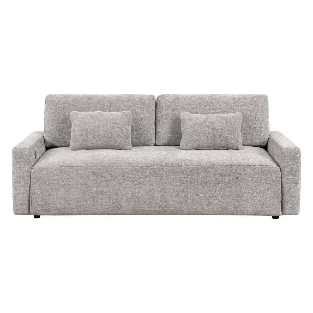 Cumulus Convertible Queen Sleeper Sofa with Charging Ports