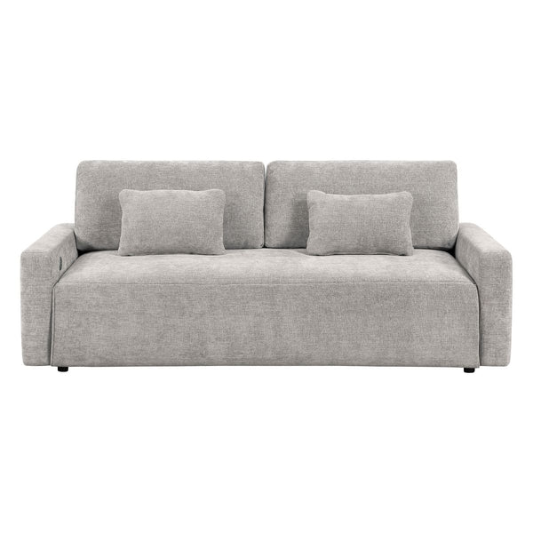 Cumulus Convertible Queen Sleeper Sofa with Charging Ports