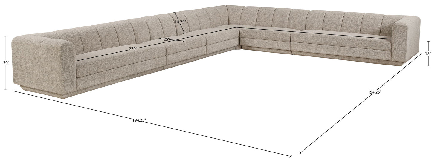 Modari - Sectional - Beige