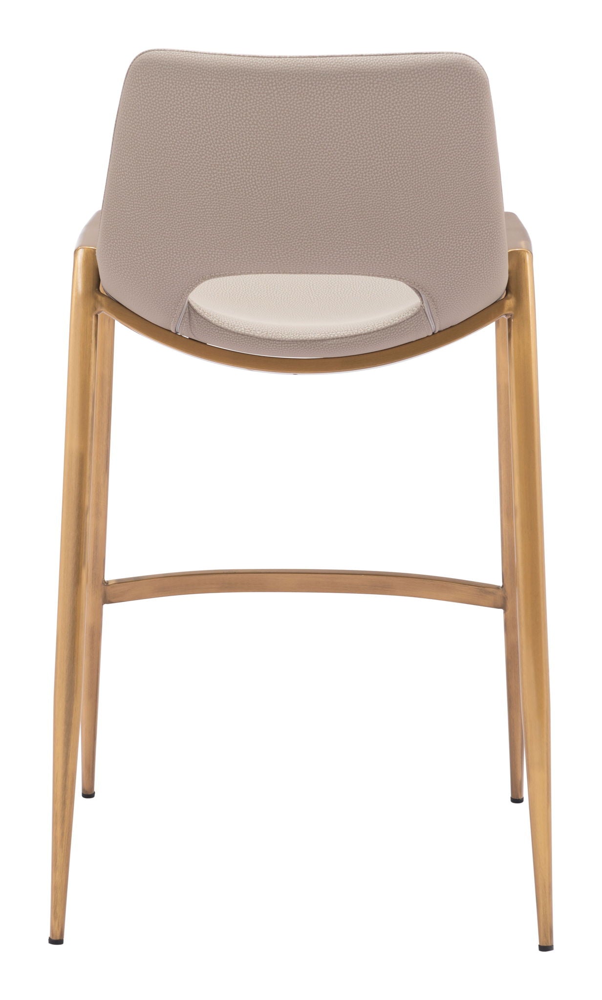 Desi - Counter Stool With Gold Legs (Set of 2)