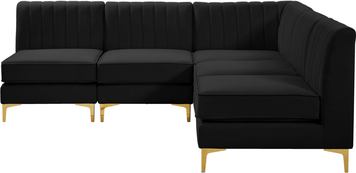 Alina - 5 Piece Armless Sectional