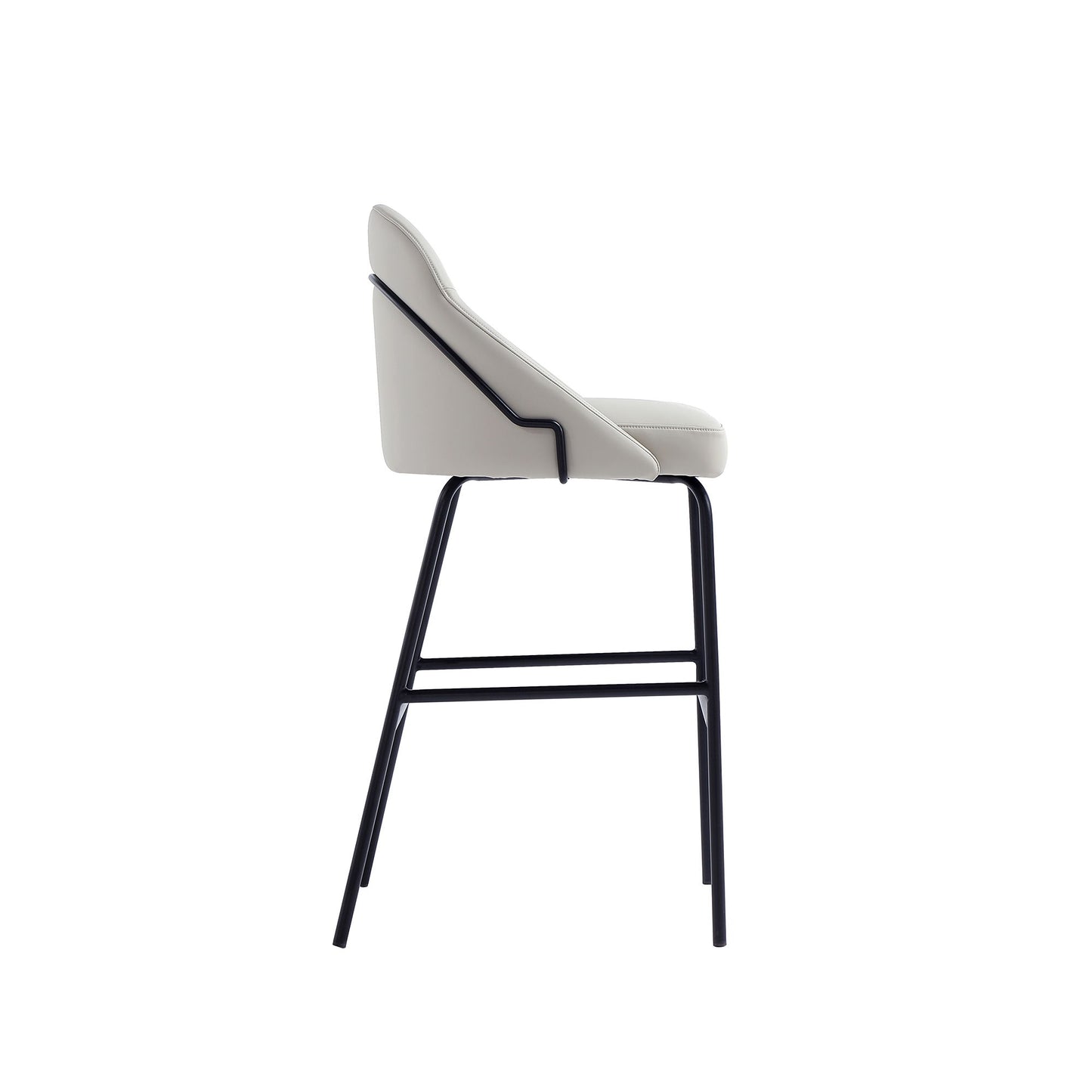 Manhattan Gracie - Barstool With Black Base