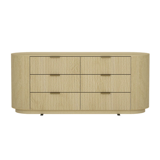 Olivia - 71" Dresser - Natural Oak