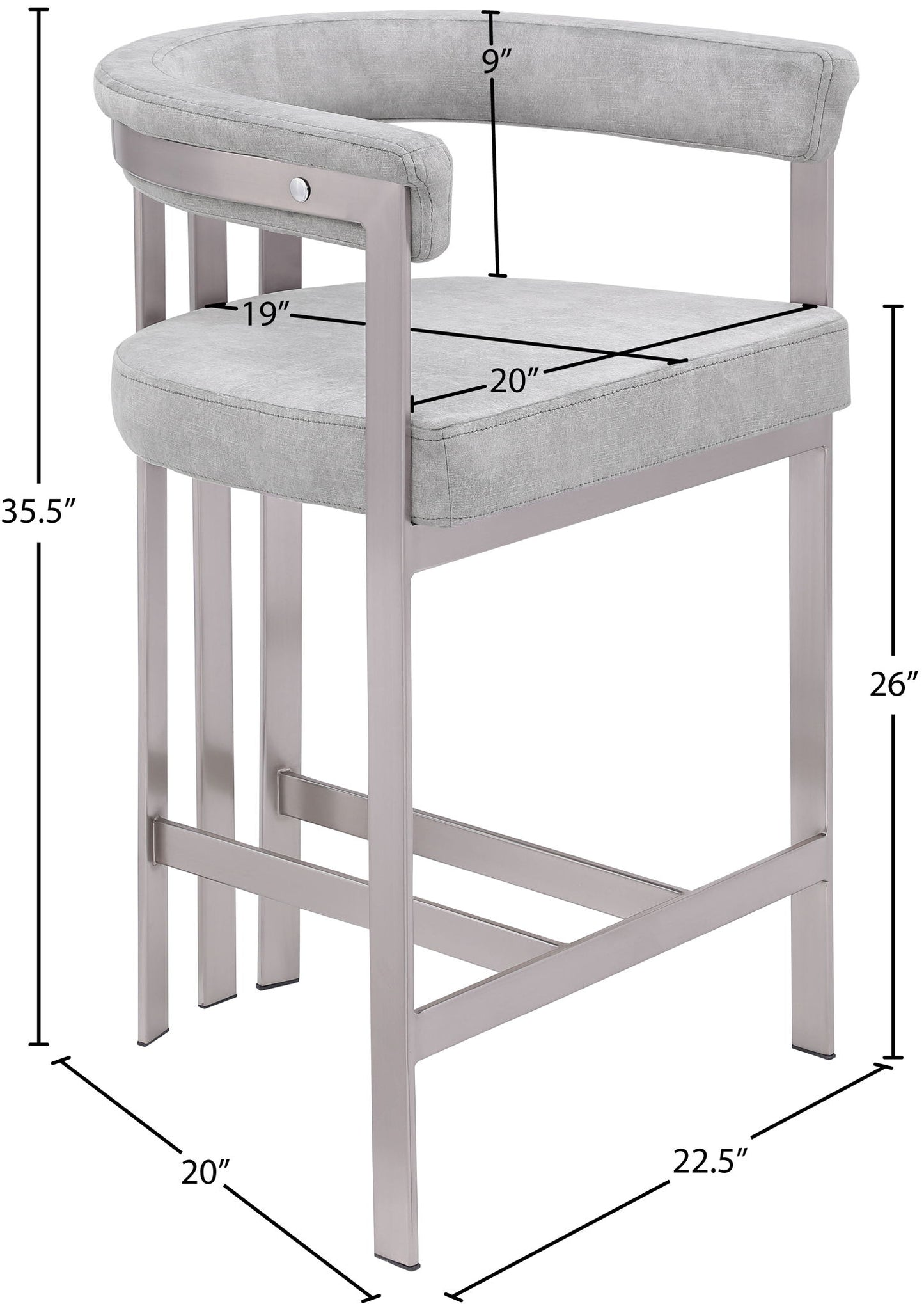 Marcello - Counter Stool (Set of 2)
