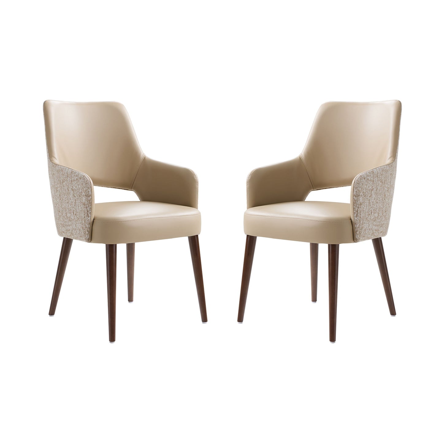 Manhattan Liora - Wood Upholstered Armchair