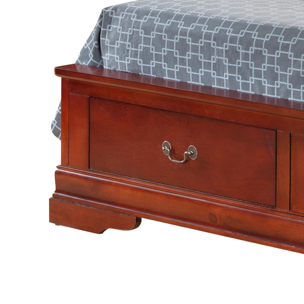 Glory Furniture - Louis Phillipe - Storage Bed