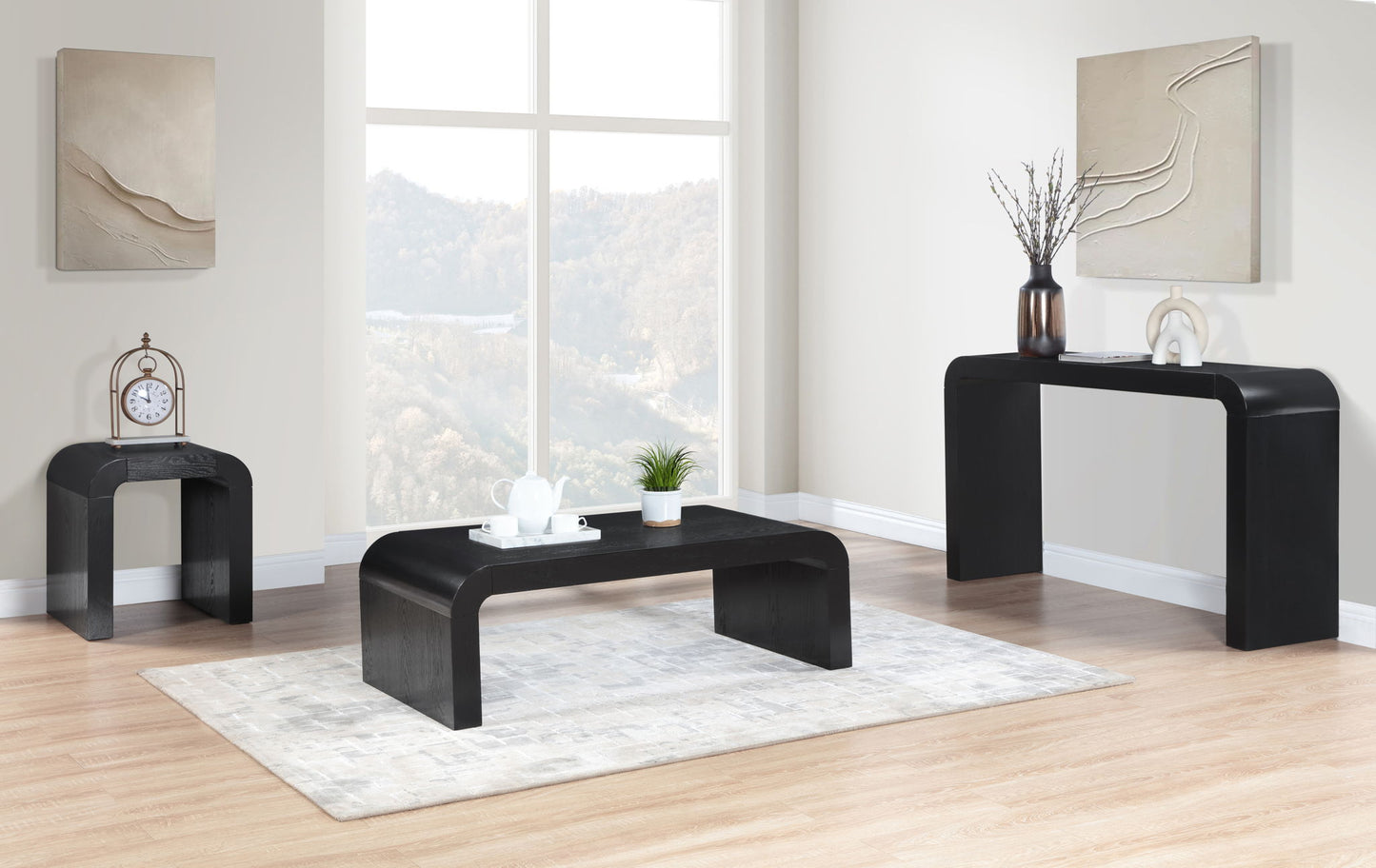 Toulon - Oak Veneer Console Table