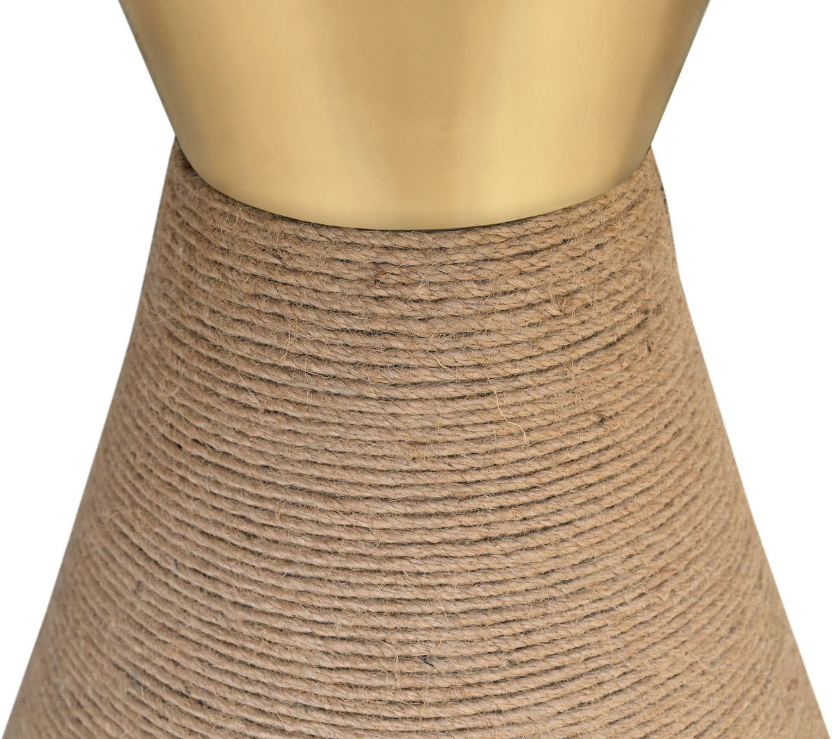 Baleen - Genuine Marble And Jute Dining Table