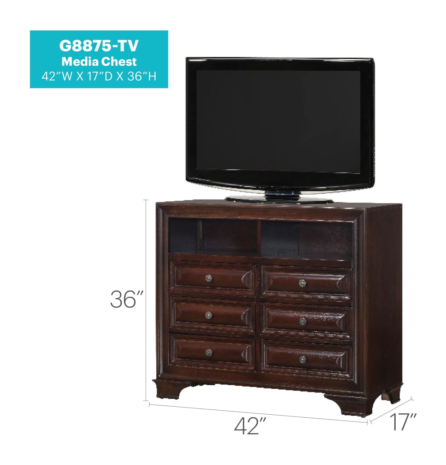 Glory Furniture - LaVita - TV Media Chest