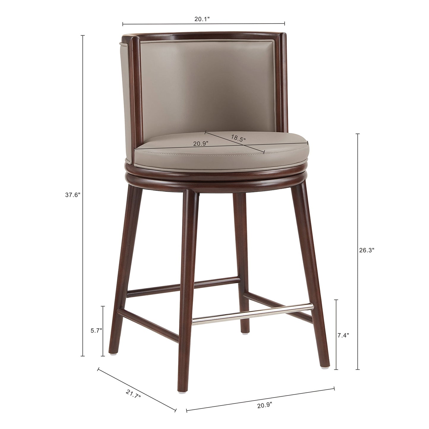 Manhattan Evalyn - Dining Counter Height Stool