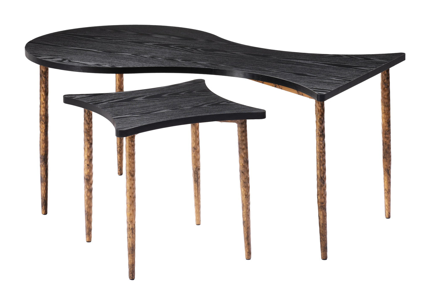 Norden - Coffee Table Set - Black / Bronze
