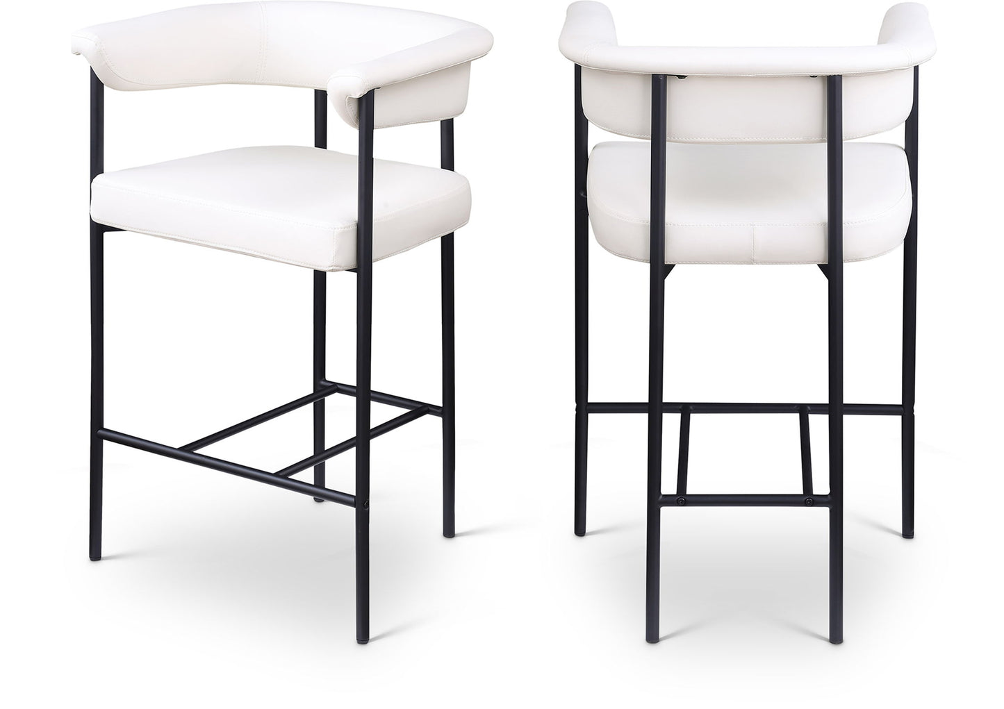 Malin - Faux Leather Counter Stool (Set of 2)