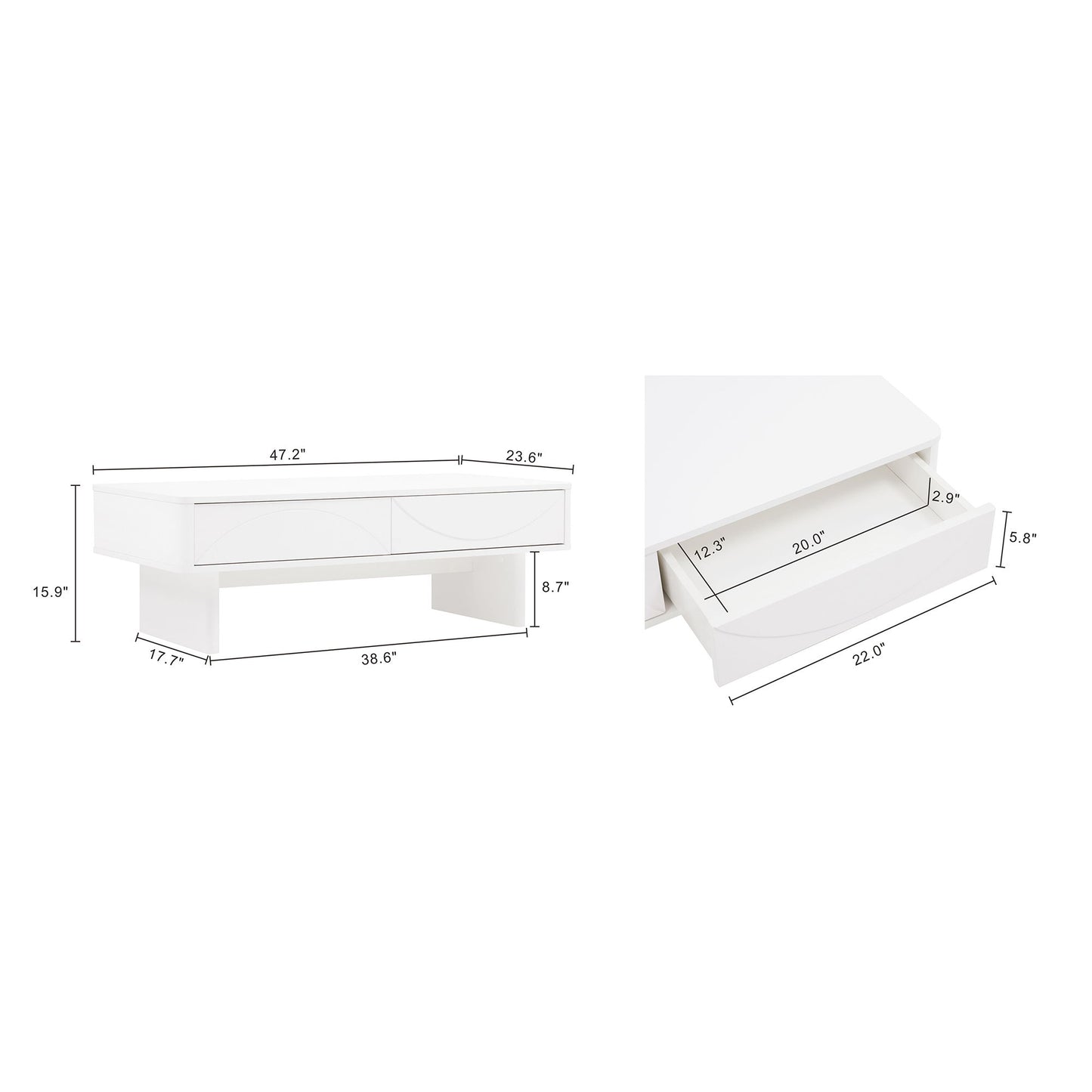 Manhattan Ella - Coffee Table