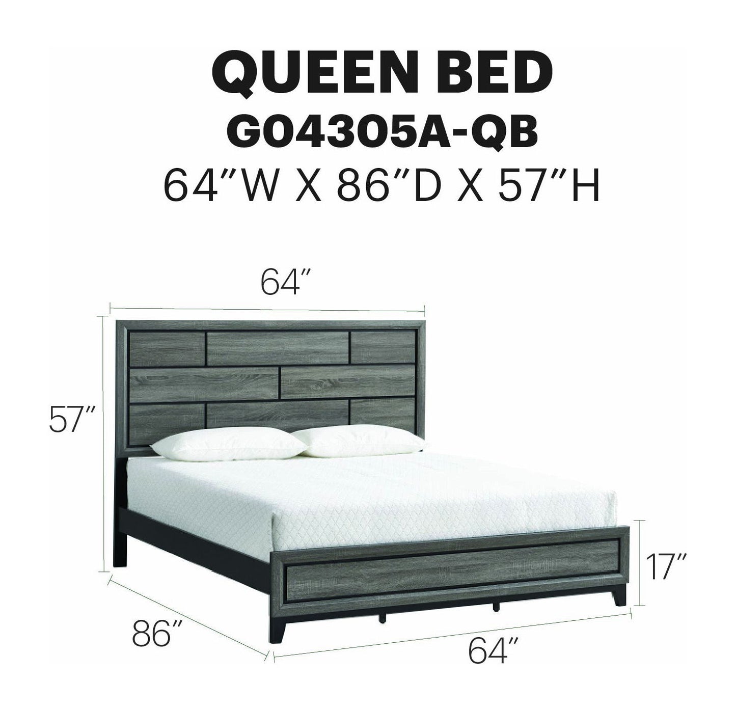 Glory Furniture - Glasgow - Bed