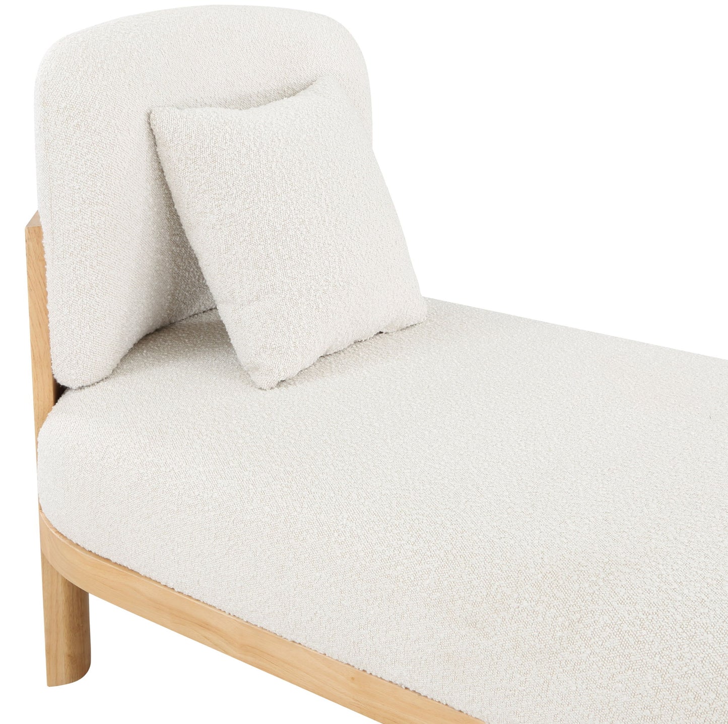 Maybourne - Chaise / Bench With Natural Frame