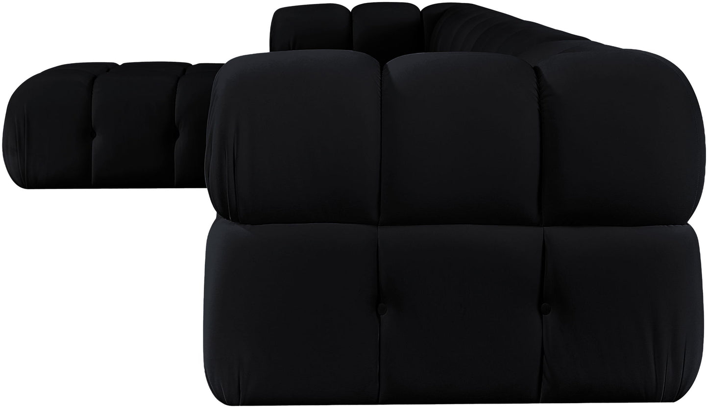 Orin - Fabric Velvet 5 Piece Modular Sectional