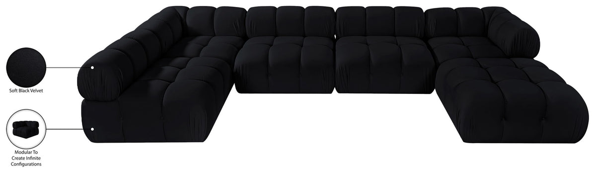 Orin - 6 Piece Modular Sectional (3 Modular Chairs, 2 Corner Chairs & Ottoman)