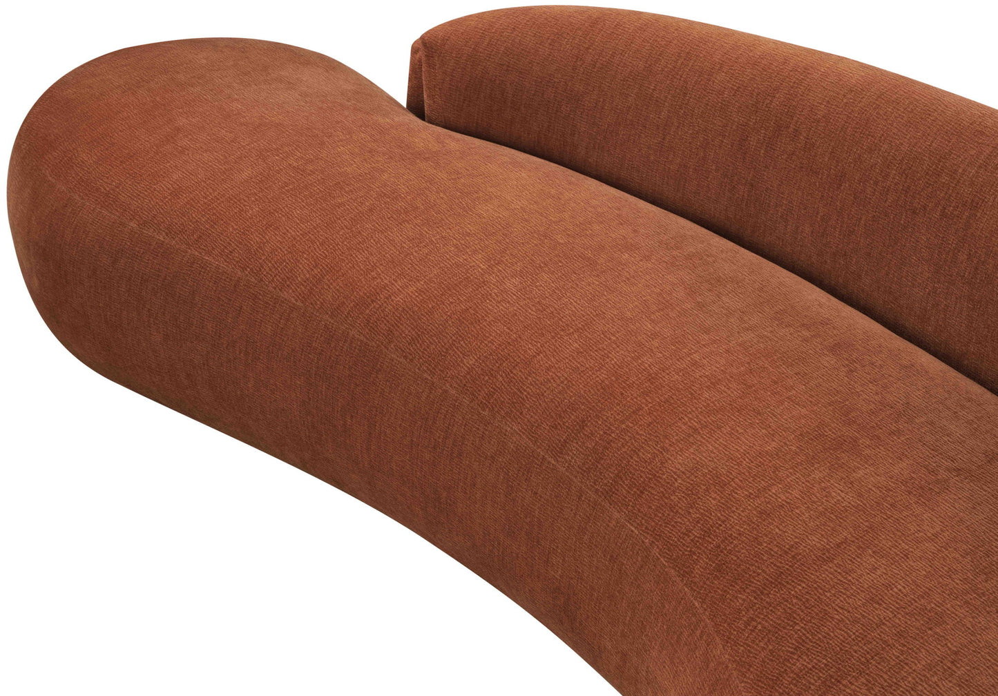 Caspian - Chenille Fabric Upholstered Sofa