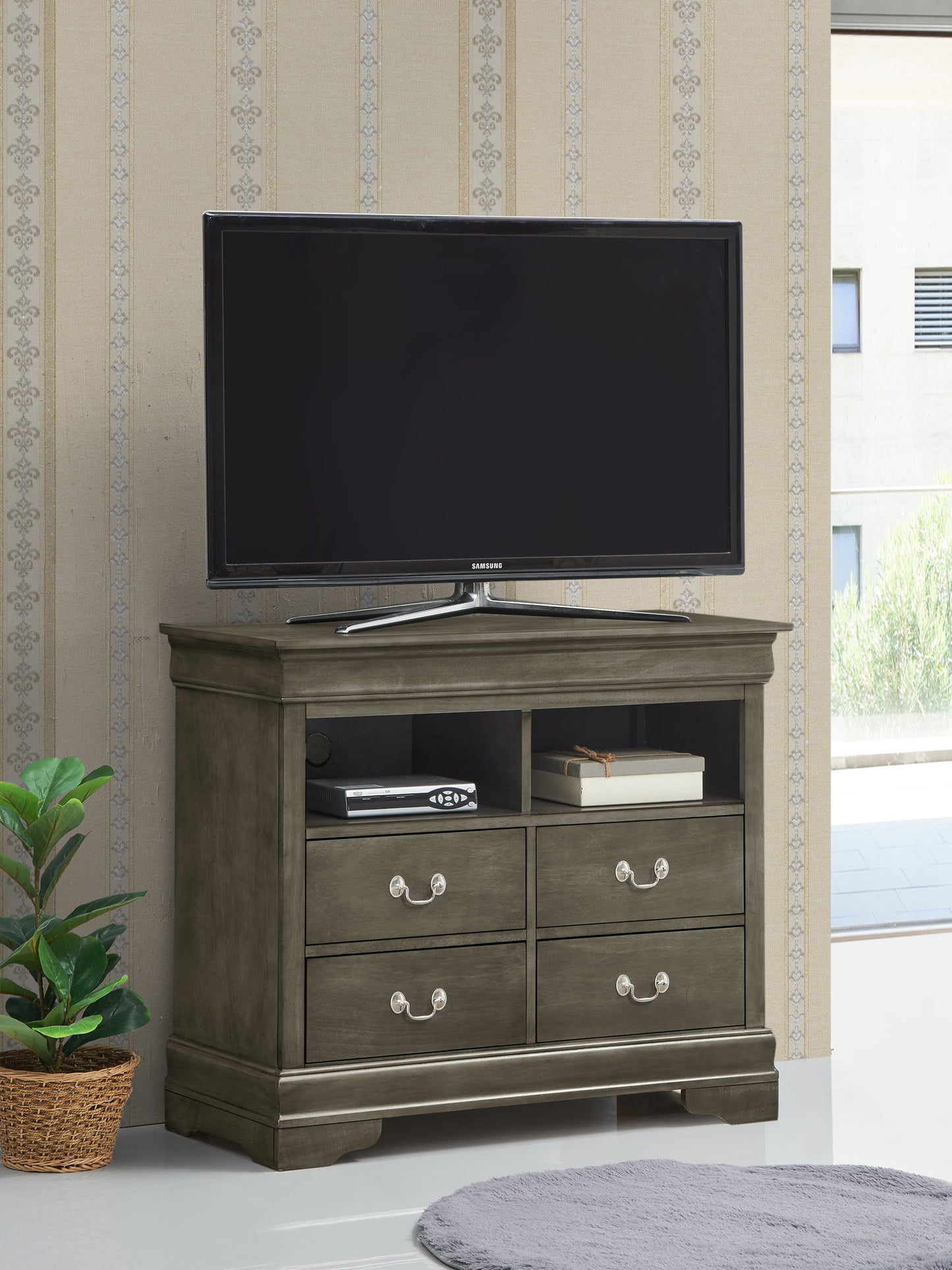 Glory Furniture - Louis Phillipe - Media Chest