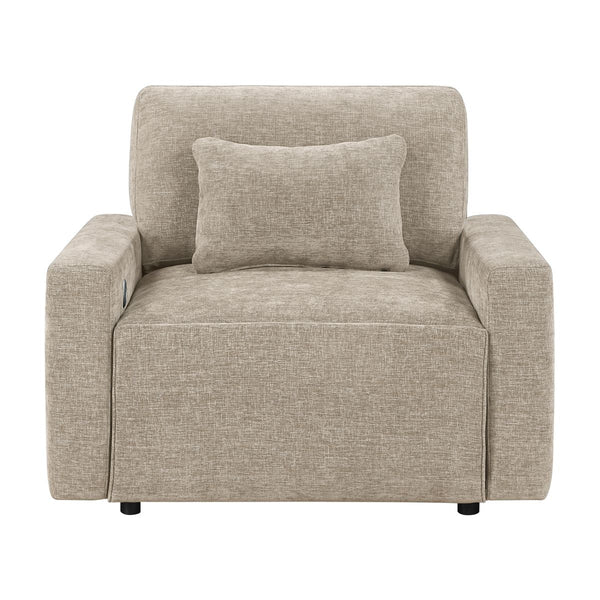 Cumulus Convertible Sleeper Chair with Charging Ports