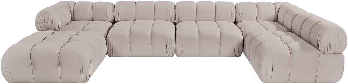 Orin - 6 Piece Modular Sectional (3 Modular Chairs, 2 Corner Chairs & Ottoman)