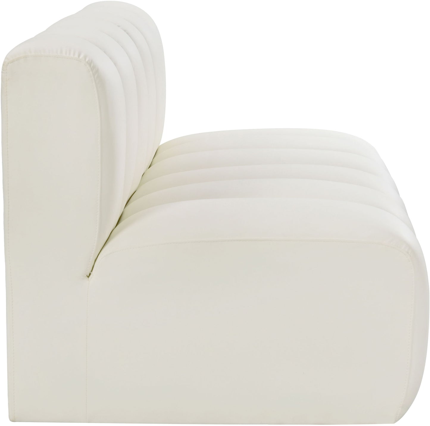 Arc - Faux Leather 2 Seats Modular Sofa