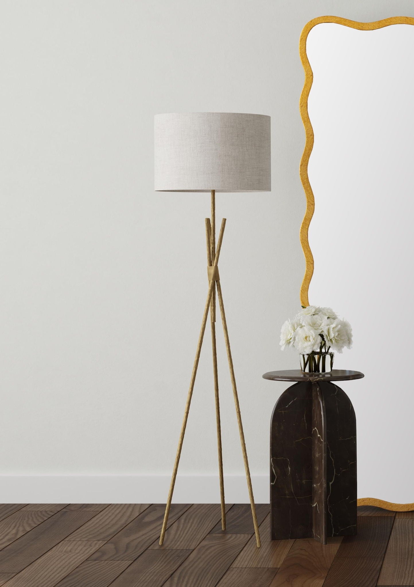 Elowen - Floor Lamp - Gold