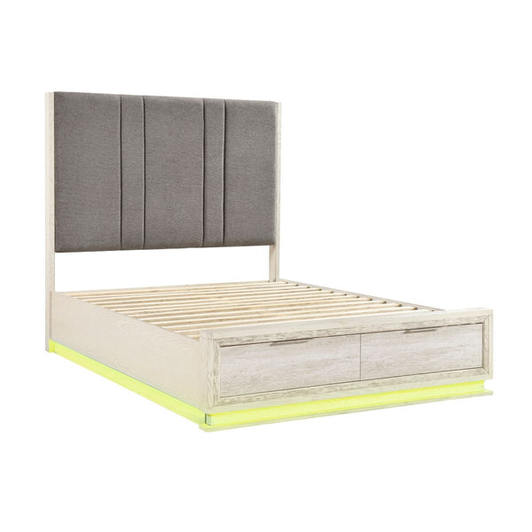 Noctis Eastern King Platform Bed with Footboard Storage